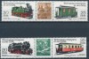 C5840 - Germania DDR 1980 - tren 4v.+2vignete ,nestampilate MNH, Nestampilat