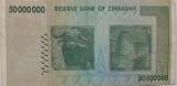 Zimbabwe 50 000 000 dollars 2008