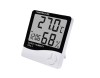 Termometru Higrometru Ceas Digital, Statie Meteo de Camera, Ecran LCD, Alb, Oem