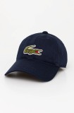 Lacoste sapca culoarea albastru marin, cu imprimeu, RK3186