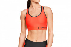 Bustiere sport Under Armour Armour Mid Kehole Bra 1307196-836 pentru Femei foto