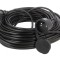 Prelungitor alimentare PVC negru 40m 10A