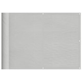 Cumpara ieftin Paravan de balcon gri deschis 75x300 cm 100% poliester oxford