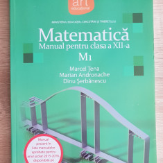 Matematică. Manual pentru clasa a XII-a M1 - Marcel Țena, Marian Andronache