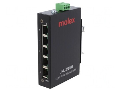 Switch Ethernet 5 Porturi Neadministrabil 18-30VDC foto