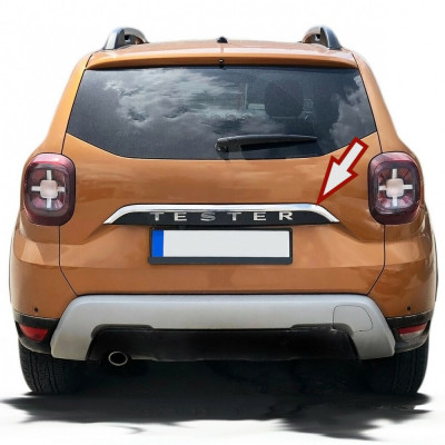 Ornament crom portbagaj/haion deasupra la numar Dacia Duster II din 2018 foto