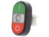 Comutator Dublu 22mm Roșu/Verde IP66
