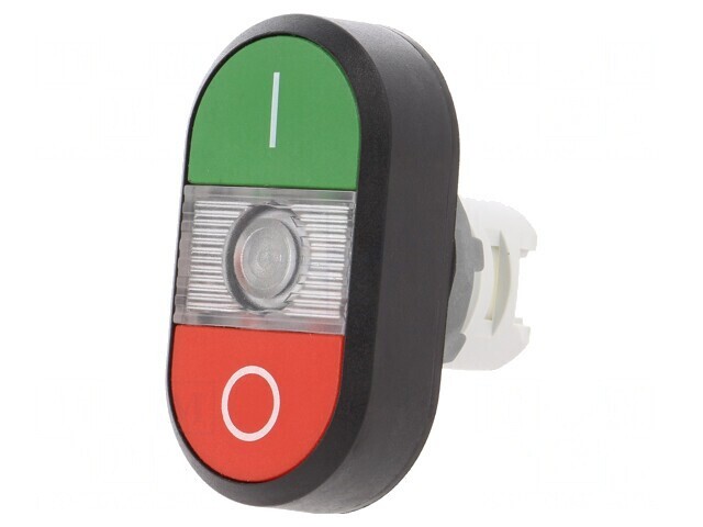 Comutator Dublu 22mm Roșu/Verde IP66
