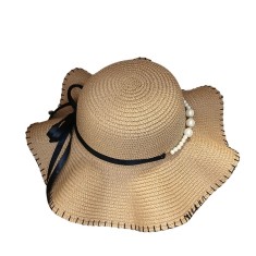 Palarie eleganta din rafie Pearls
