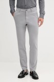 BOSS pantaloni culoarea gri, cu fason chinos, 50543304