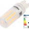 Lampă LED G9 4.8W 570lm Alb Cald 2700K 230V