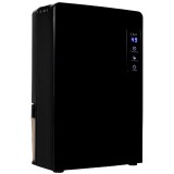 Cumpara ieftin Dezumidificator si Purificator de Aer 2-in-1, Afisaj Temperatura/Umiditate, Randament 700 ml/zi, Rezervor 2,2L, Putere 90W, Anti-Mucegai, Negru