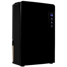 Dezumidificator si Purificator de Aer 2-in-1, Afisaj Temperatura/Umiditate, Randament 700 ml/zi, Rezervor 2,2L, Putere 90W, Anti-Mucegai, Negru