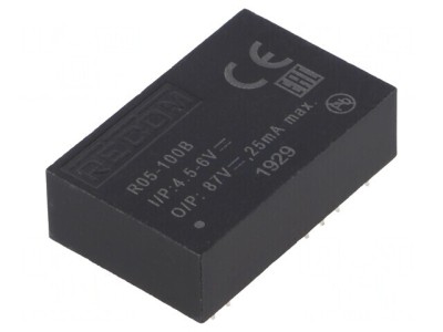 Convertor DC/DC 3W 4.5-6V la 41-120V foto