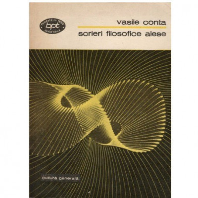 Vasile Conta - Scrieri filosofice alese - 123342 foto