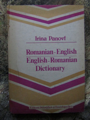 Romanian-English, English-Romanian dictionary - Irina Panovf foto
