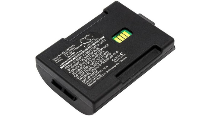 Cameron Sino 2600mAh Honeywell TXE TECTON MX7 Baterie