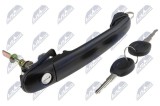 Maner exterior usa VW Polo 1994-; partea din fata, stanga = dreapta, cu doua chei; 6N0837207C; NTY, aftermarket