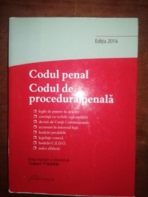Codul de procedura penala- Tudorel Toader foto