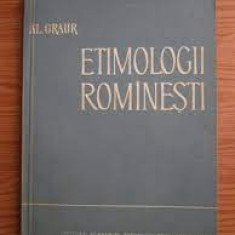 Etimologii romanesti - Al. Graur