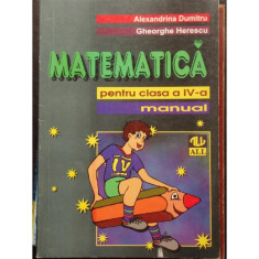 MATEMATICA. MANUAL PENTRU CLASA a IV-a