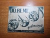 Carte Cantece Copii Do Re Mi, Anii &#039;50, Educativa, 20 Pagini - Colectie Vintage