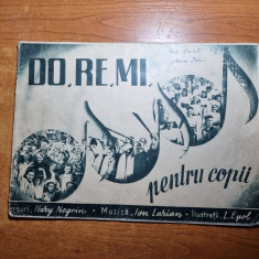 carte cantece pentru copii - DO, RE , MI pentru copii - din anii '50