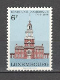 Luxemburg.1976 200 ani Independenta SUA ML.109, Nestampilat
