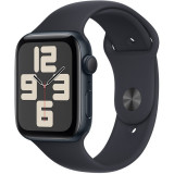 Apple Watch SE (2023), GPS, Carcasa Midnight Aluminium 40mm, Midnight Sport Band - M/L