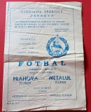 Program meci fotbal &quot;PRAHOVA&quot; PLOIESTI - &quot;METALUL&quot; PLOPENI (05.10.1975)