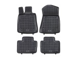 Covorase Auto Cauciuc Tip Tavita Dedicate Lexus IS III 2013-2020 Rezaw Bordura Inalta Fixare Mocheta
