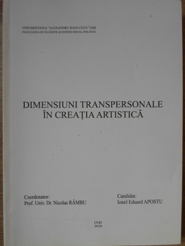 DIMENSIUNI TRANSPERSONALE IN CREATIA ARTISTICA-NICOLAE RAMBU, IONEL EDUARD APOSTU