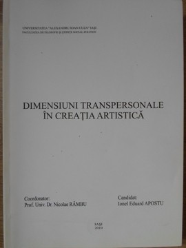 DIMENSIUNI TRANSPERSONALE IN CREATIA ARTISTICA-NICOLAE RAMBU, IONEL EDUARD APOSTU-235293