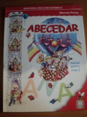 ABECEDAR . MANUAL PENTRU CLASA I de MARCELA PENES , 2004 , PREZINTA URME DE UZURA foto