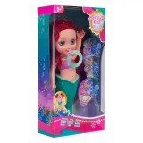 Păpușă Disney, Mermaid Girl, Sunet și Lumină, Multicolor, 37 cm, Oem