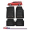 Covorase Auto TeamCar&reg; Tip Tavita Compatibile Opel Astra G Caravan (1998-2009) Negru Material Rezistent