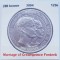 193 Danemarca 200 kroner 2004 Crownprince Wedding km 895 argint