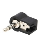 Mufa Jack 3.5 mm tata stereo piste 3 in unghi 90 grade pe cablu, Lumberg