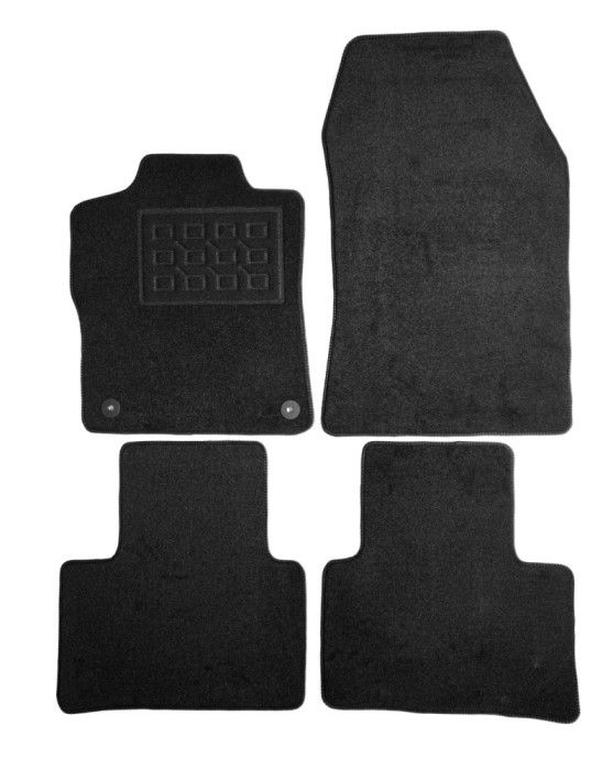 Set covorase auto mocheta Peugeot 308 Sw 5 locuri 2022-&amp;gt; , Negru, 4 buc.