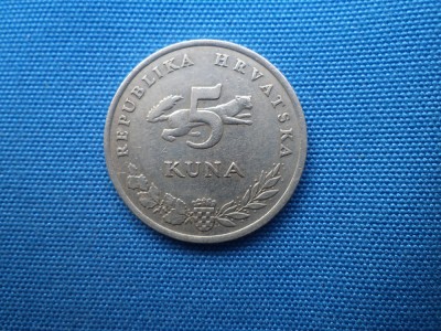 5 KUNE 2009 CROATIA foto