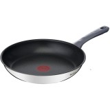 Tigaie Tefal Daily Cook G73006, 28 cm, invelis interior antiaderent, inox la exterior, compatabil inductie