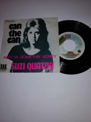 Suzi Quatro Can the can single vinil vinyl 7&amp;rdquo; RAK 1973 Belgia VG+ foto