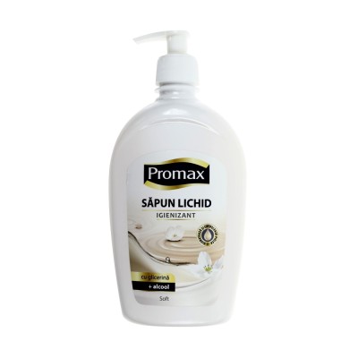 Sapun lichid Promax Alb, igienizant, 500 ml foto