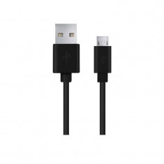 Cablu de date Esperanza EB172K microUSB 0.8m negru foto