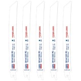 Wilpu 3014/225 PC - Set panze fierastrau sabie bimetal 225 mm 18 dinti/inch dantura standard 5 bucati