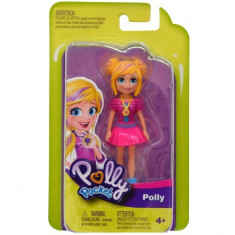 Papusa Polly in rochita roz Polly Pocket foto