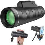 Monoclu Telescop HD 40X60 Profesional cu Suport Pentru Smartphone Si Trepied