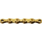 Lant Bicicleta KMC X12 Ti-N, 12 Viteze, 1/2 x 11/128 Inch, Auriu Ultimate FactoryBikes
