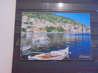 GRECIA - GITHIO - VEDERE A ORASULUI DINSPRE M. MEDITERANA - NECIRCULATA - foto