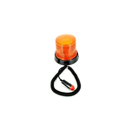 Flash girofar portocaliu 12V cu magnet
